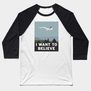 I Want to Believe (in Falkor) Baseball T-Shirt